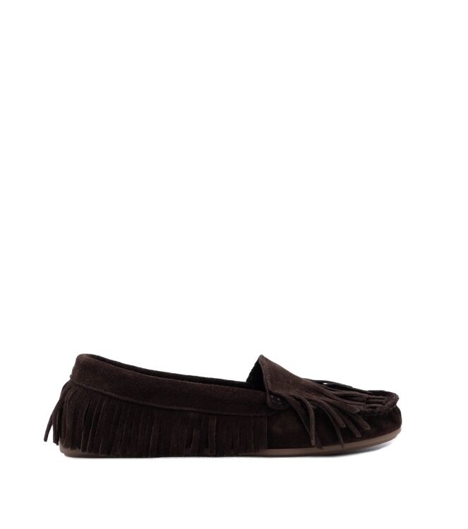 BTMR dames mocassins bruin suede 62 bruin suede/nubuck Direct leverbaar uit de webshop van www.taft.nl/