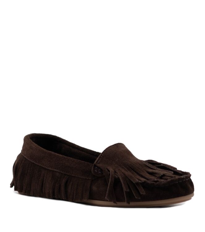 BTMR dames mocassins bruin suede 62 bruin suede/nubuck Direct leverbaar uit de webshop van www.taft.nl/