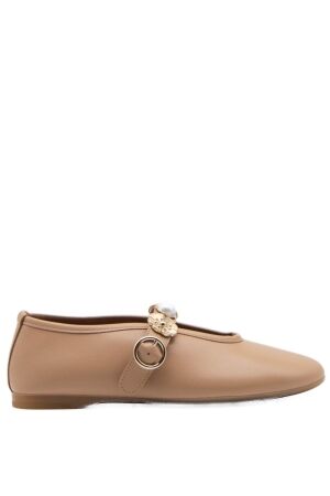 KMB Shoes dames mocassins camel