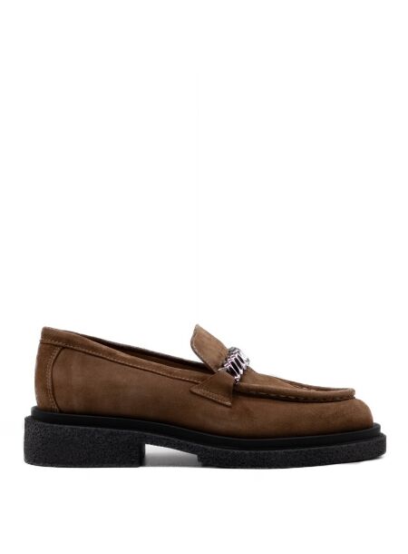 Melik Dames mocassins cognac suede