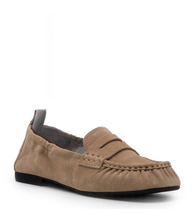 Copenhagen Studios Copenhagen Studios dames mocassins naturel Suede Sand Copenhagen Studios Dames Mocassins in Naturel online kopen