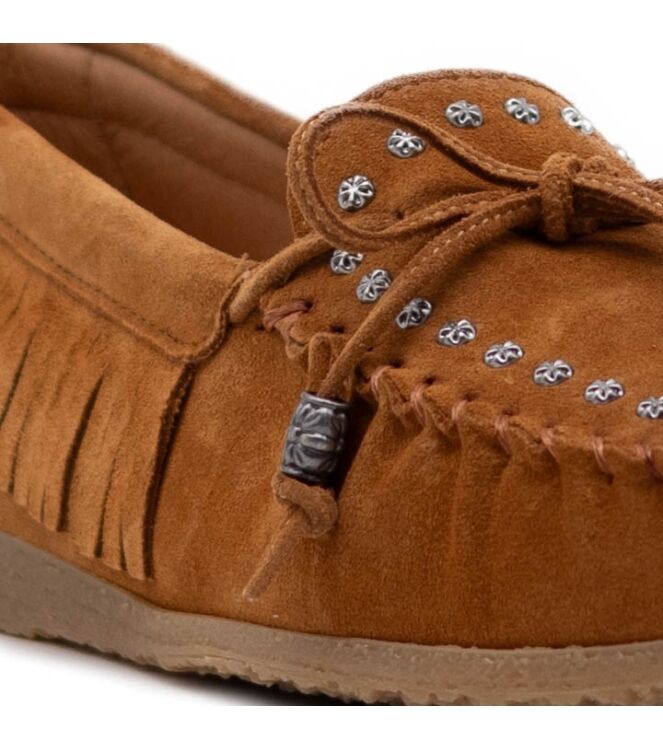 KMB Shoes Dames Mocassins in Naturel online kopen