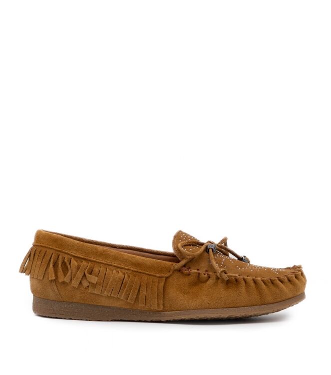 KMB Shoes Dames Mocassins in Naturel online kopen