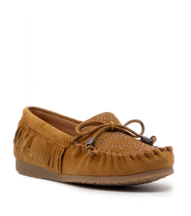 KMB Shoes Dames Mocassins in Naturel online kopen