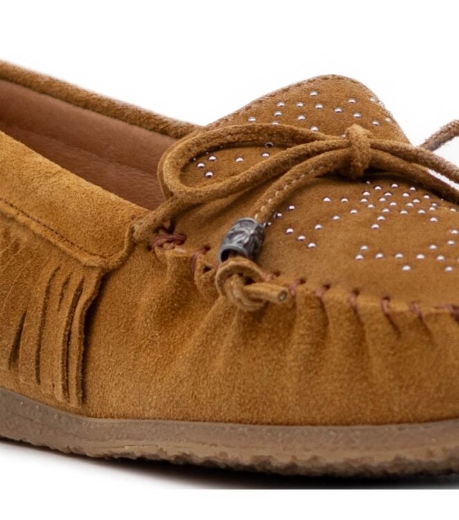 KMB Shoes Dames Mocassins in Naturel online kopen