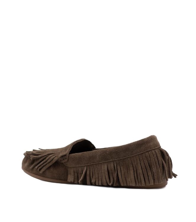 BTMR dames mocassins groen suede 82 groen suede/nubuck Direct leverbaar uit de webshop van www.taft.nl/