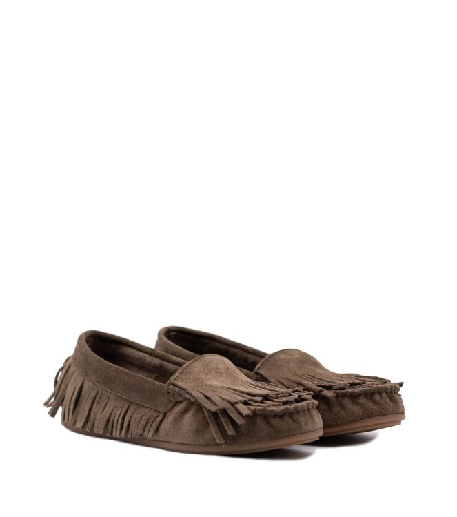 BTMR dames mocassins groen suede 82 groen suede/nubuck Direct leverbaar uit de webshop van www.taft.nl/