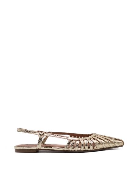 Bibi lou Dames ballerina rubberzolen goud