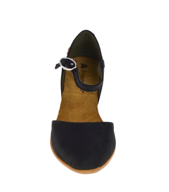 El Naturalista El Naturalista dames ballerina\'s diversen zwart Black Stella El Naturalista 54 Dames Ballerina Pumps in Zwart online kopen