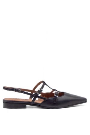 Carmens dames sling ballerina´s zwart