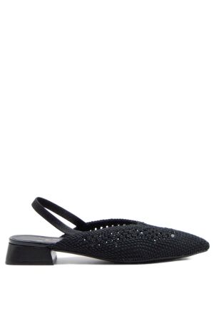 KMB Shoes dames sling ballerina´s zwart