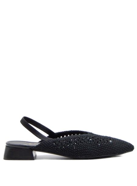 Kmb shoes Dames sling ballerina´s zwart