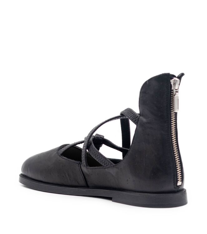 papucei papucei dames ballerina\'s zwart Black papucei Dames Ballerina's Zwart