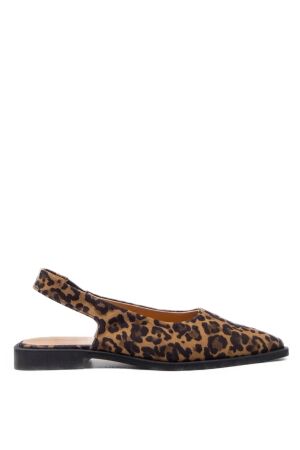 Copenhagen Studios dames sling ballerina's leopard