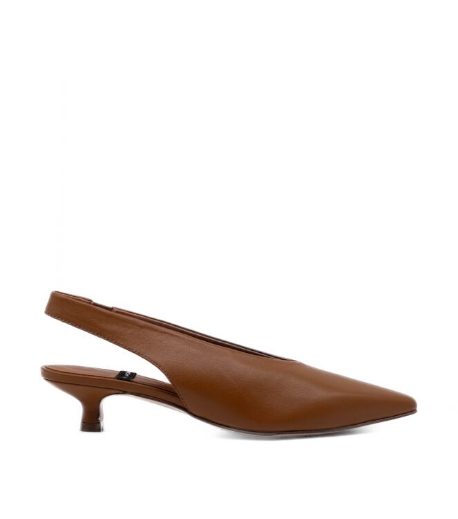 Angel Alarcon Angel Alarcon dames sling ballerina´s bruin Next Cuoio Angel Alarcon Dames Sling Ballerina´s Bruin