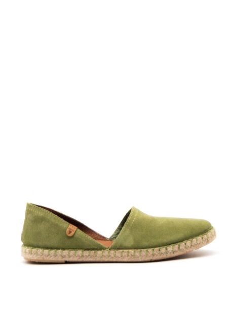 Verbenas Dames ballerina´s groen suede