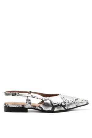 Carmens dames sling ballerina zilv viper