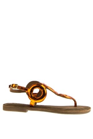 Lazamani Lazamani Sandals Orange for Women 