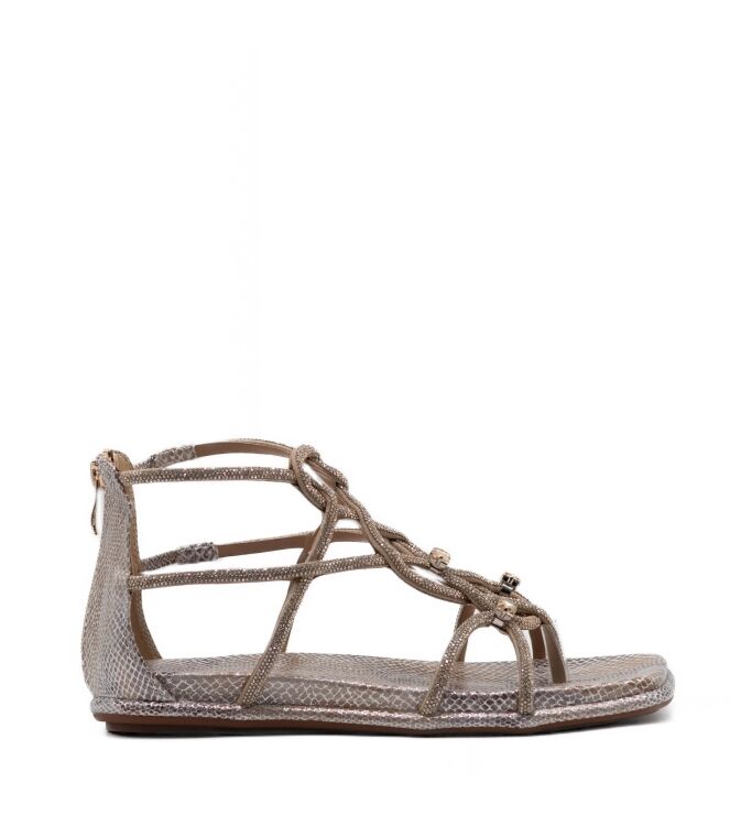 alma en pena  Dames Sandalen Goud Taupe 