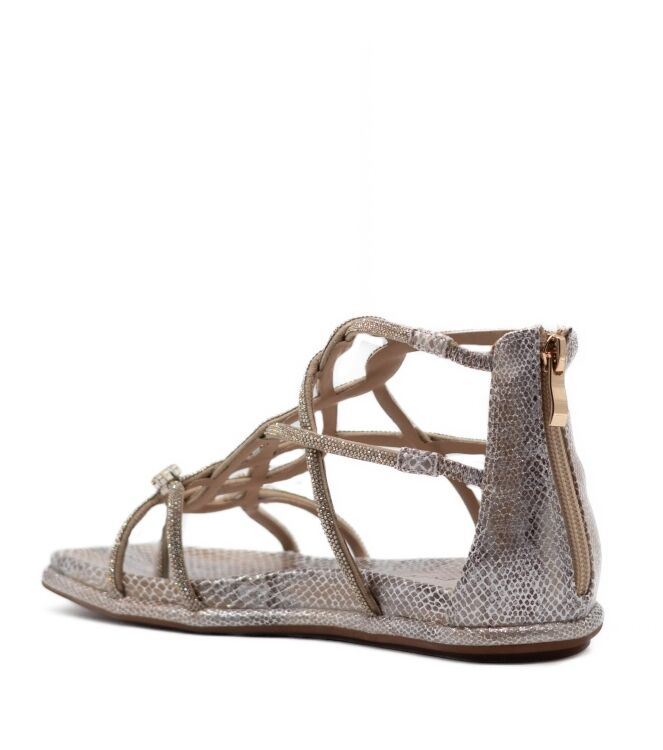 alma en pena  Dames Sandalen Goud Taupe 