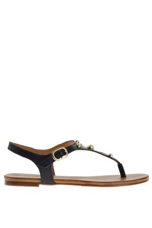 Tube dames sandalen zwart