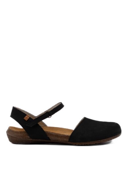 El naturalista Dames sandalen rubberzolen zwart