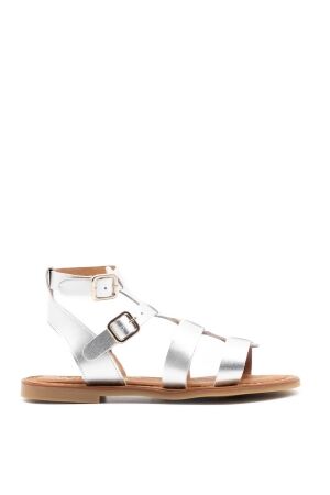 BTMR dames sandalen zilver