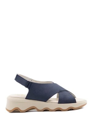 BTMR dames sandalen blauw