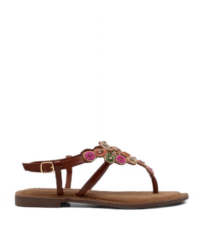 Lazamani Dames Sandalen in Bruin online kopen 