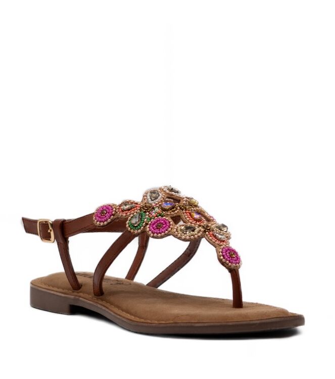 Lazamani Dames Sandalen in Bruin online kopen 