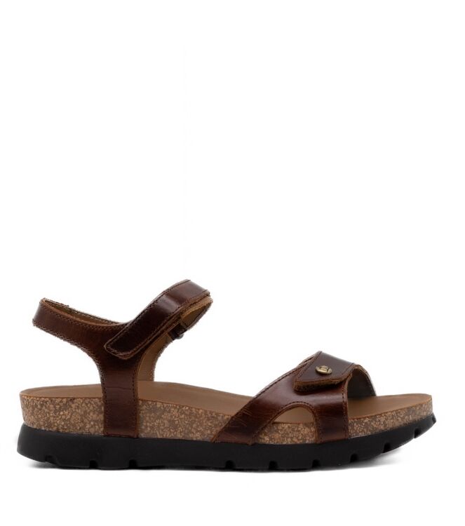 panama jack  Dames Sandalen Rubberzolen Bruin 