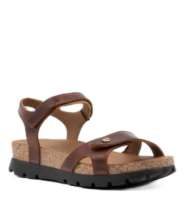 panama jack  Dames Sandalen Rubberzolen Bruin 