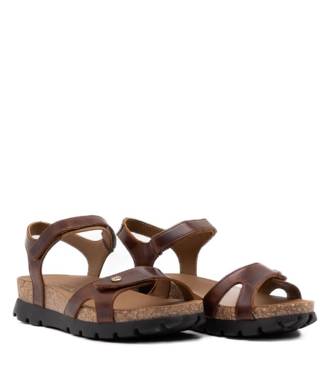 panama jack  Dames Sandalen Rubberzolen Bruin 