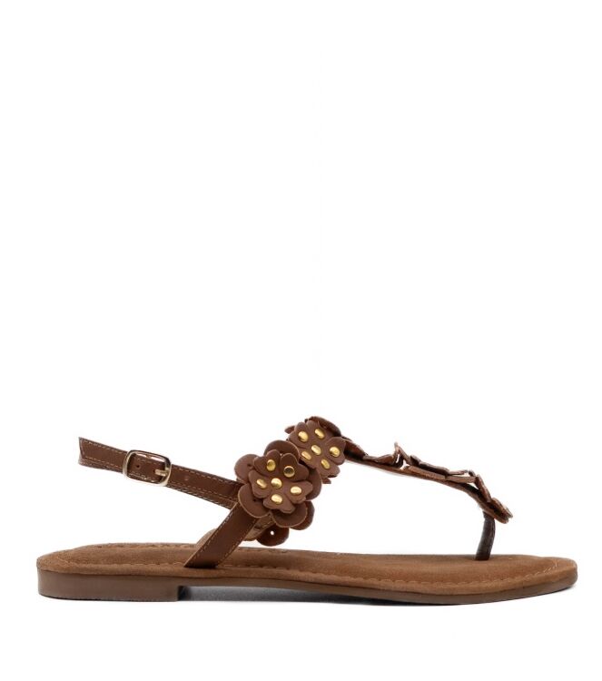 Lazamani Dames Sandaal in Bruin online kopen