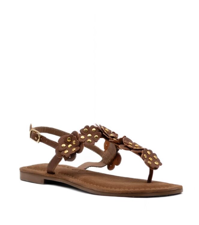 Lazamani Dames Sandaal in Bruin online kopen