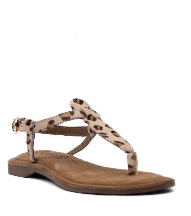 Lazamani Dames Sandalen in Panterprint online kopen 