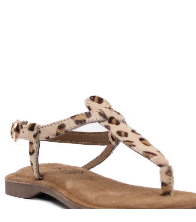 Lazamani Dames Sandalen in Panterprint online kopen 