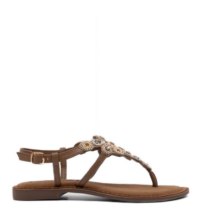Lazamani Dames Sandalen in Beige online kopen 