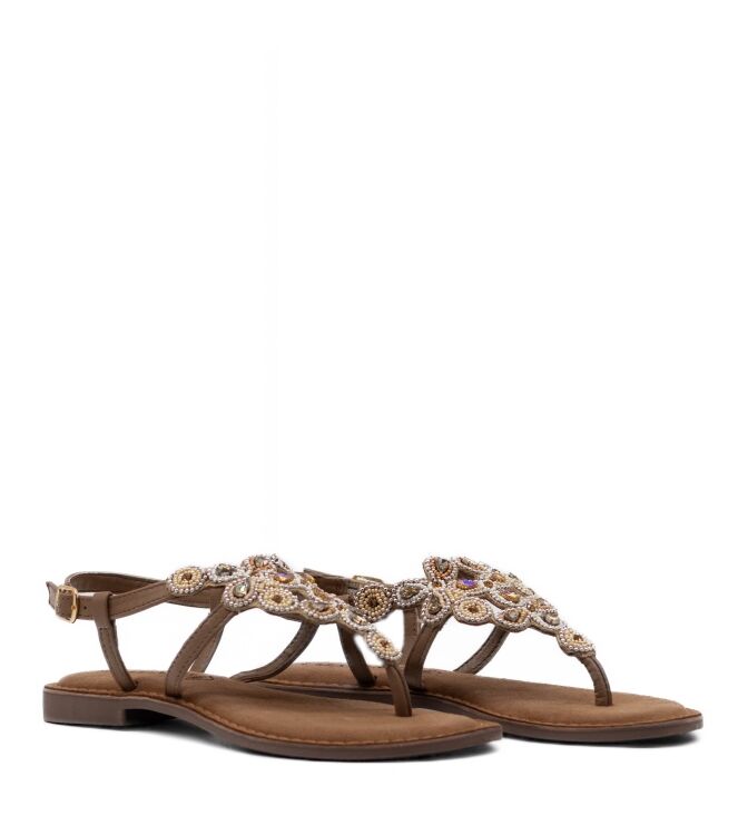 Lazamani Dames Sandalen in Beige online kopen 