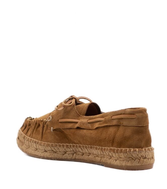Kanna Dames Espadrilles in Natuel/Cognac online kopen