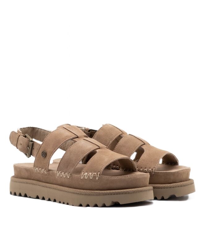 Warmbat Dames Sandaal in Beige online kopen