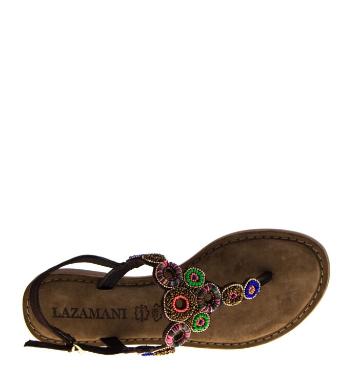Lazamani sandalen bruin best sale