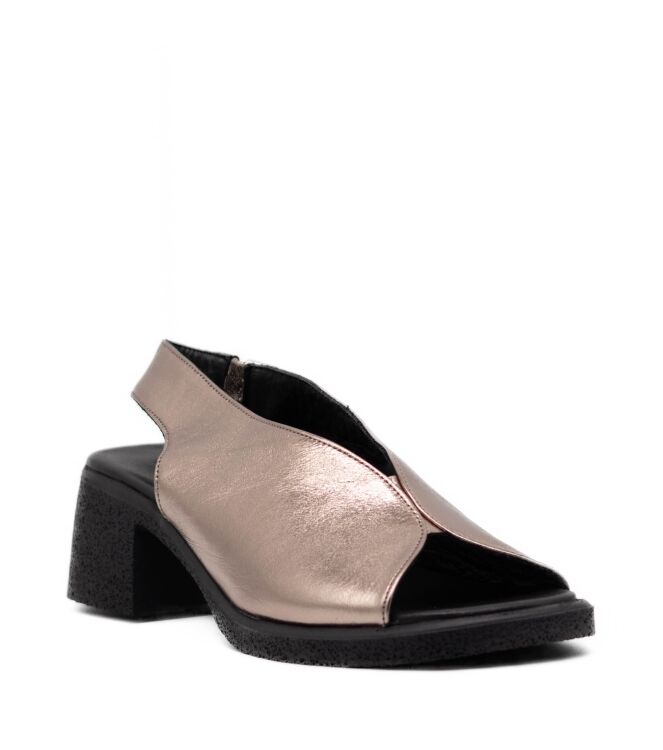 All Black Dames Sandalen op hak in Goud online kopen