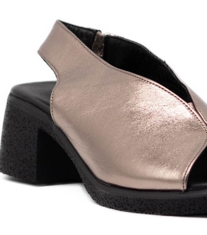 All Black Dames Sandalen op hak in Goud online kopen