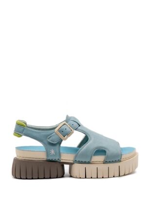 Art dames sandalen blauw