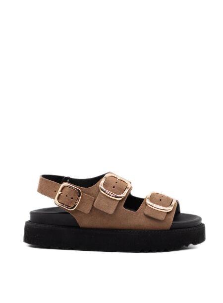 Scholl Dames sandalen rubberzolen bruin