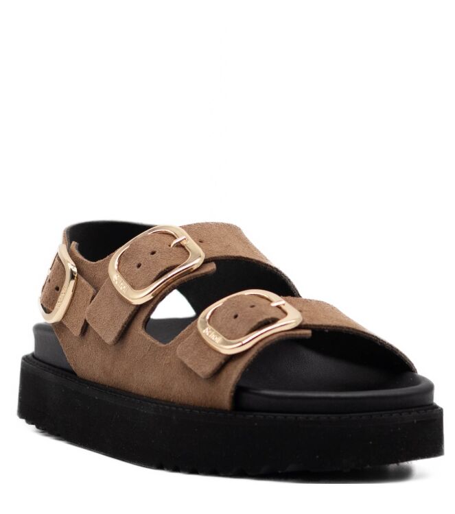 Scholl Dames Platform Sandalen in Bruin online kopen 