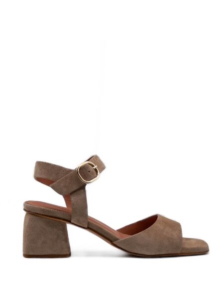 Rossano bisconti Dames sandalen op hak beige sued