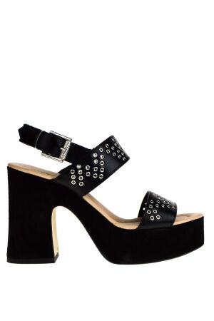 Janet  Janet dames sandalen op hak zwart