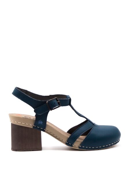 Art Dames sandalen op hak blauw